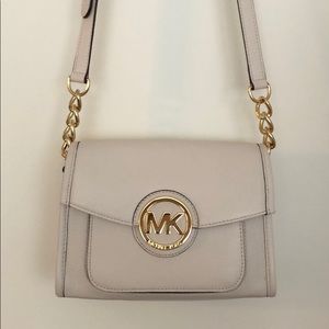 Michael Kors White Crossbody Bag